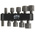 MTI 10-Piece Metric 1/4 in Bit Socket Set , Hex Bit