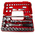 Facom 21-Piece Metric 1/2 in Standard Socket Set with Ratchet, 6 point