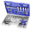 Expert by Facom 98-Piece Metric 1/2 in; 1/4 in Deep Socket/Standard Socket/Bit Set with Ratchet, 6 point; e-Torx; Hex