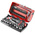 Facom 27-Piece Imperial 1/4 in Standard Socket/Bit Set with Ratchet, 12 point; Hex Bit; Phillips Bit; Pozidriv Bit;