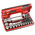 Facom 22-Piece Metric 1/2 in Standard Socket Set with Ratchet, 6 point