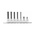 Facom 7-Piece 1/2 in Bit Socket Set , Spline Bit