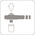 Gedore 3/8 in Square Ratchet with Ratchet Handle, 200 mm Overall