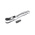 GearWrench 1/4 in Square Ratchet Socket Wrench with Ratchet Handle, 6 in Overall