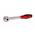 Teng Tools 1/4 in Square Ratchet with Ratchet Handle, 26 mm Overall