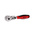 Teng Tools 1/4 in Square Ratchet with Ratchet Handle, 173 mm Overall