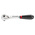 Facom 1/4 in Square Socket Wrench with Ratchet Handle, 121 mm Overall
