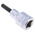 STAHLWILLE 1/2 in Drive Bit Socket, Hex Bit, 6mm, 60 mm Overall Length