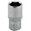 RS PRO 1/4 in Drive 9mm Standard Socket, 6 point