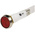 Arcolectric (Bulgin) Ltd Red Neon Panel Mount Indicator, 110V ac, 10mm Mounting Hole Size