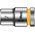 Wera 1/4 in Drive 7mm Standard Socket, 6 point, 23 mm Overall Length