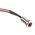 Oxley Red Panel Mount Indicator, 12V ac, 6.4mm Mounting Hole Size, Lead Wires Termination, IP66
