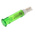 Signal Construct Green Panel Mount Indicator, 5 → 7V, 5mm Mounting Hole Size, Solder Tab Termination