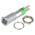 Signal Construct Green Indicator, 24V, 8mm Mounting Hole Size, Solder Tab Termination