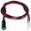 Dialight Green Panel Mount Indicator, 12V dc, 6.4mm Mounting Hole Size, Lead Wires Termination