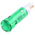Apem Green Panel Mount Indicator, 24V dc, 6mm Mounting Hole Size, Faston, Solder Lug Termination