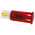 Apem Red Panel Mount Indicator, 220V ac, 12mm Mounting Hole Size, Faston, Solder Lug Termination