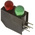 Dialight 552-0212F, Green & Red Right Angle PCB LED Indicator, 2 LEDs, Through Hole 2.55 V, 3 V