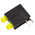 Dialight 553-0233-200F, Yellow Right Angle PCB LED Indicator, 2 LEDs, Through Hole 2.4 V