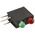Dialight 553-0212-200F, Green & Red Right Angle PCB LED Indicator, 2 LEDs, Through Hole 2.2 V