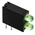 Dialight 553-0122-200F, Green Right Angle PCB LED Indicator, 2 LEDs, Through Hole 2.8 V