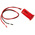 Apem Red Panel Mount Indicator, 220V ac, 12mm Mounting Hole Size, Lead Wires Termination