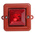 e2s SON4 Series Red Sounder Beacon, 24 V dc, IP66, Surface Mount, 104dB at 1 Metre