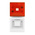 Clifford & Snell YL40 Series Red Sounder Beacon, 115 V ac, IP65, Fixed Mount, 108dB at 1 Metre