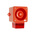 Clifford & Snell YL50 Series Red Sounder Beacon, 115 V ac, IP66, Fixed Mount, 112dB at 1 Metre