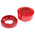Klaxon Sonos Series Red Sounder Beacon, 17 → 60 V dc, Wall Mount, 106dB at 1 Metre