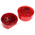 Klaxon Sonos Series Red Sounder Beacon, 17 → 60 V dc, Wall Mount, 106dB at 1 Metre
