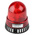 Werma 420 Series Red Sounder Beacon, 24 V ac/dc, IP65, Surface Mount, 105dB at 1 Metre