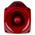 Klaxon Nexus Series Red Sounder Beacon, 10 → 60 V dc, Wall Mount, 120dB at 1 Metre