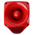 Klaxon Nexus Series Red Sounder Beacon, 110 V ac, 230 V ac, Wall Mount, 120dB at 1 Metre