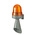 Werma 425 Series Yellow Horn Beacon, 24 V ac/dc, IP65, Surface Mount, 98dB at 1 Metre