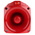 Klaxon Nexus Pulse Series Red Sounder Beacon, 17 → 60 V dc, IP66, Base Mount, 105dB at 1 Metre