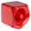 Klaxon Nexus Pulse Series Red Sounder Beacon, 17 → 60 V dc, IP66, Base Mount, 110dB at 1 Metre