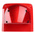 Klaxon Nexus 110 Series Red Sounder Beacon, 24 → 48 V ac, IP66, Base Mount, 116dB at 1 Metre