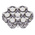 Polymer Optics 261 7-Way LED Lens, 12 ° Collimator Beam