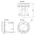 Siemens 60mm Diameter LED Holder for use with MV540 Devices