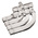 515-1023F Dialight, PCB Mounted 4-Way Right Angle LED Light Pipe, Quad-Level-Row Clear Square Lens