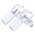 515-1071F Dialight, PCB Mounted 2-Way Right Angle LED Light Pipe, Clear Round Lens