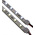 JKL Components 12V White LED Strip Light, 480mm Length