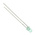 Kingbright2.5 V Green LED 3mm Through Hole, Cylindrical L-1334GT