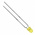 Vishay3 V Yellow LED 3mm Through Hole, TLHY4405