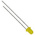 Broadcom1.8 V Yellow LED 3mm Through Hole, HLMP-1719