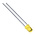 Ledtech3 V Yellow LED 5mm Through Hole, L03R5000H1D1
