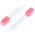 Kingbright1.85 V Red LED Rectangular Through Hole, L-1553SRDT