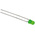 Vishay1.9 V Green LED 3mm Through Hole, TLLG4401