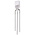 Kingbright2.5 V Green & Red LED Rectangular Through Hole, L-119SURKCGKWT